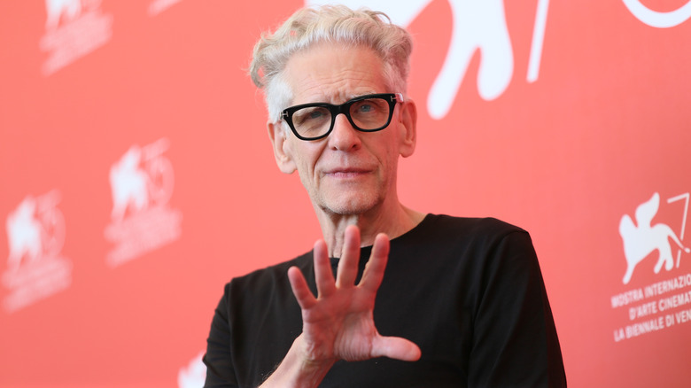 David Cronenberg smiling