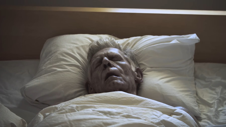 David Cronenberg in bed