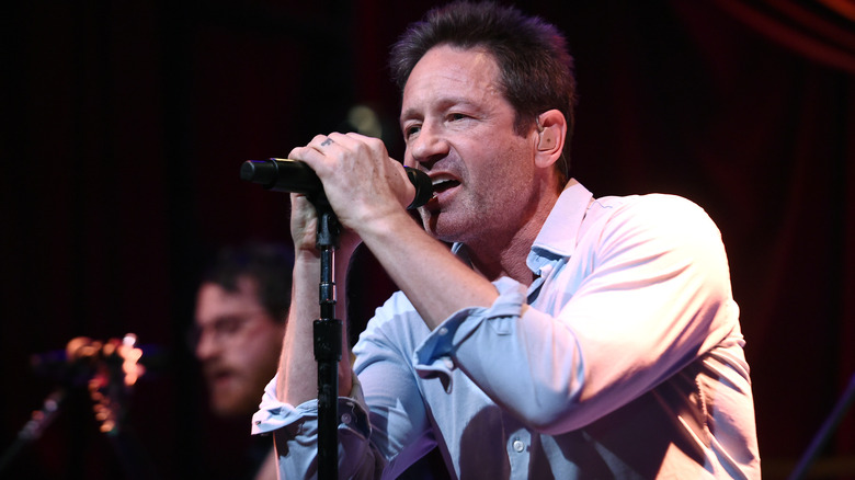 David Duchovny sings