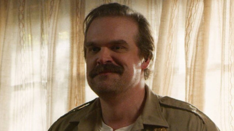 David Harbour smiling 