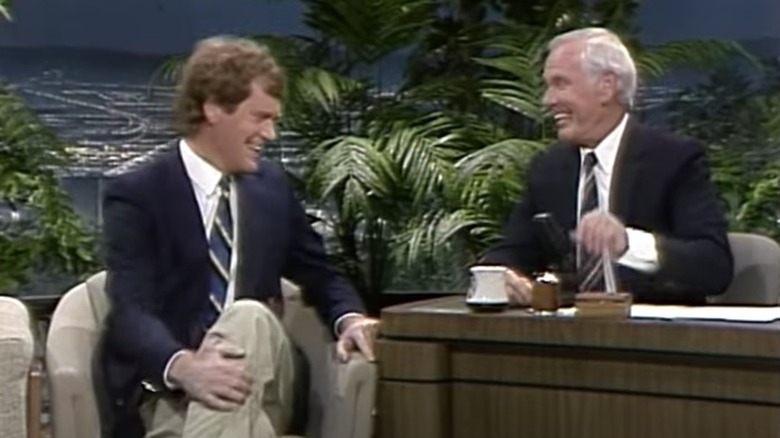 David Letterman Johnny Carson interview 