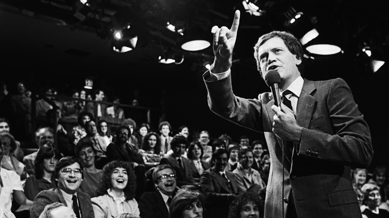 David Letterman pointing 