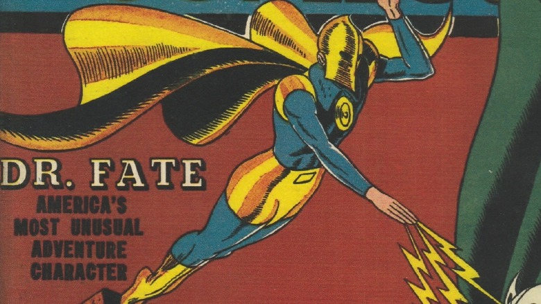 Doctor Fate fires lightening