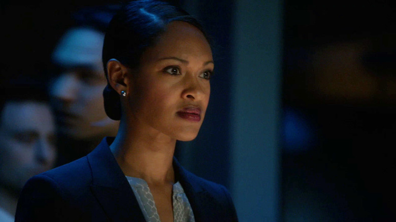 Arrowverse Amanda Waller looking serious