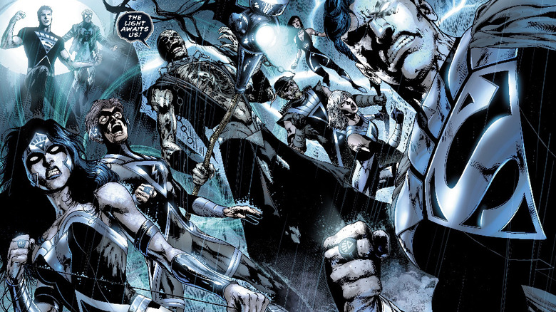 The Black Lanterns posing together