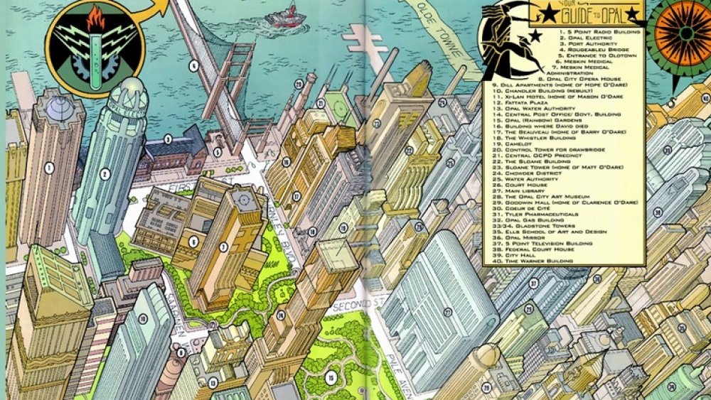 Opal City, home of Starman, from DC Comics