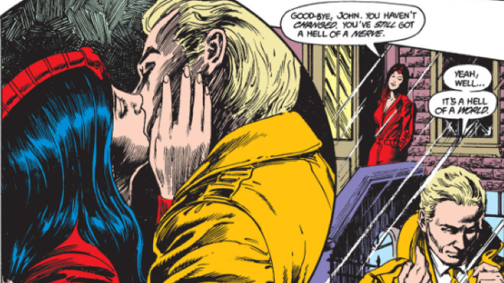 Zatanna smooches John Constantine