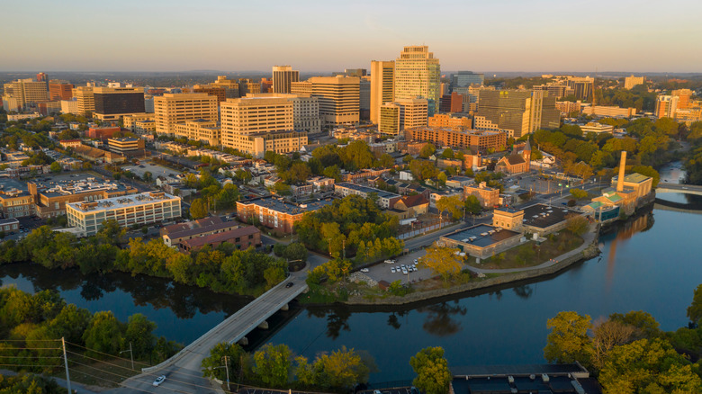 Aerial view of Wilmington, Delaware