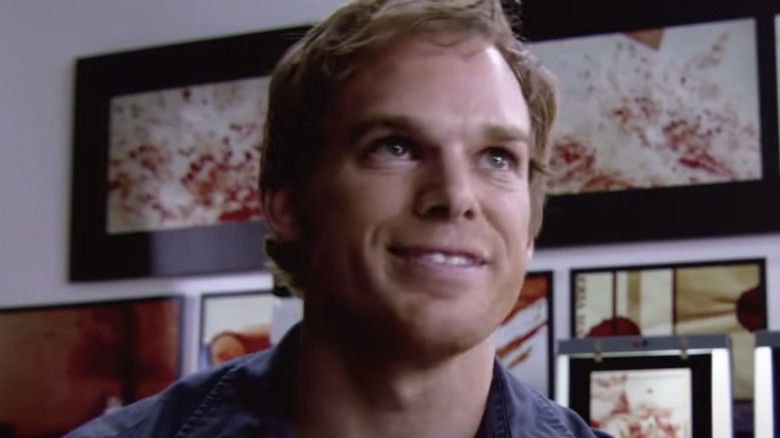 Michael C. Hall on Dexter blood spatter