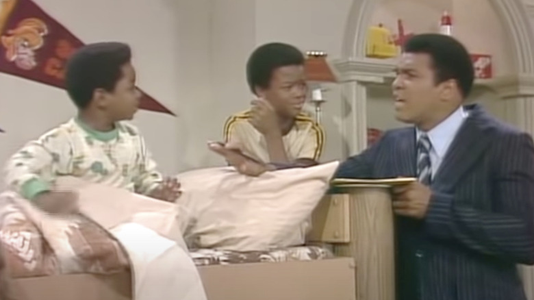 Muhammad Ali, Gary Coleman, and Todd Bridges on Diff'rent Strokes