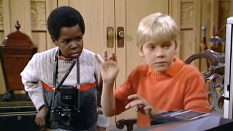 Gary Coleman and Ricky Schroeder on Silver Spoons