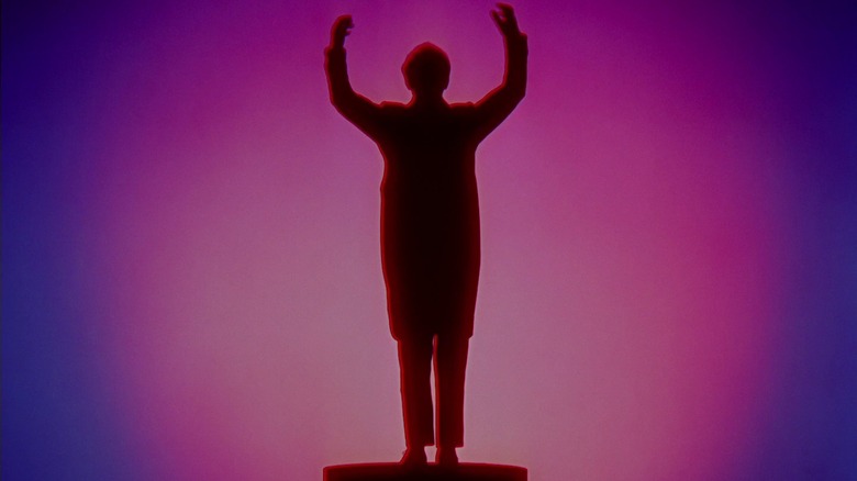 Leopold Stokowski silhouette in Fantasia