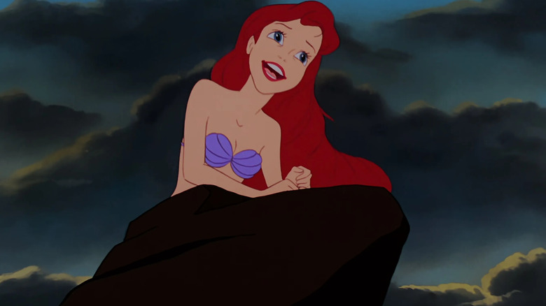 Ariel sings on rock