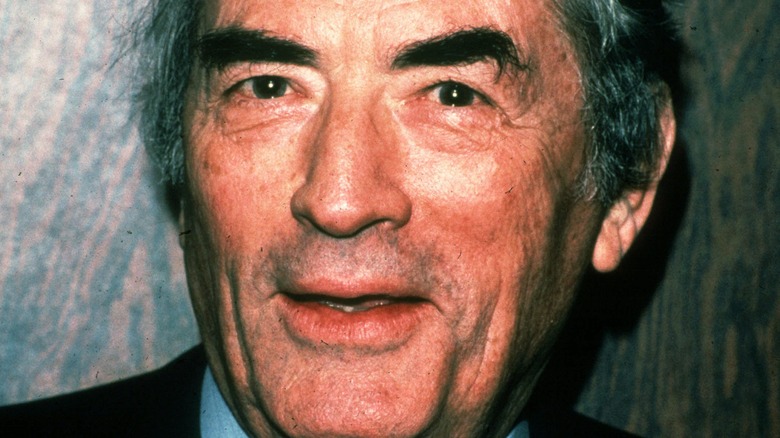 Gregory Peck smiling