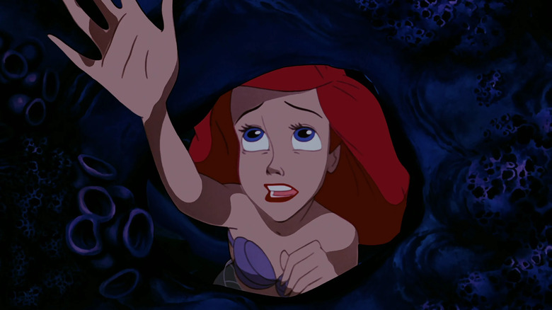 Ariel singing in grotto