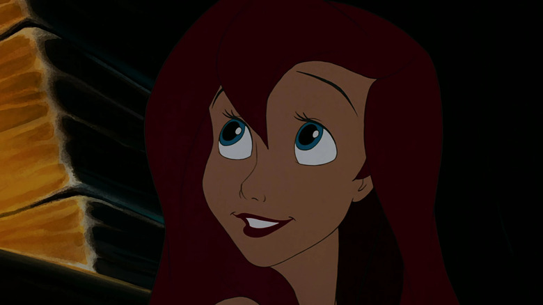 Ariel looks up