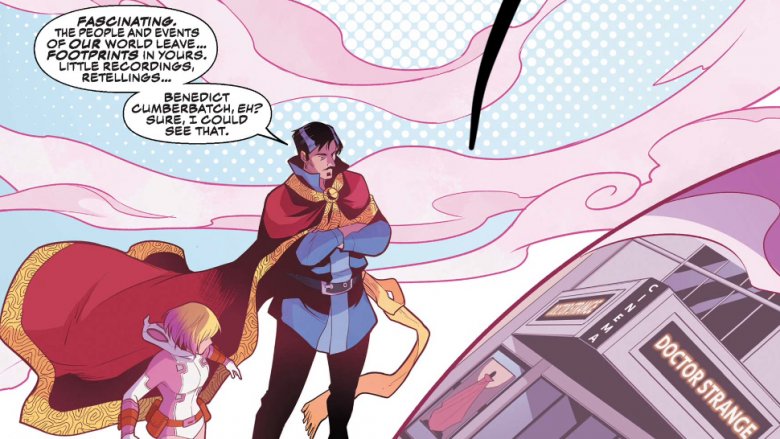 Doctor Strange talks to Gwenpool