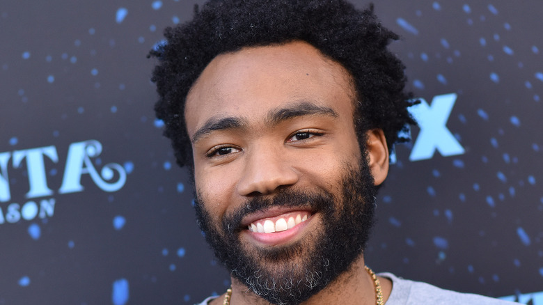 Donald Glover smiles