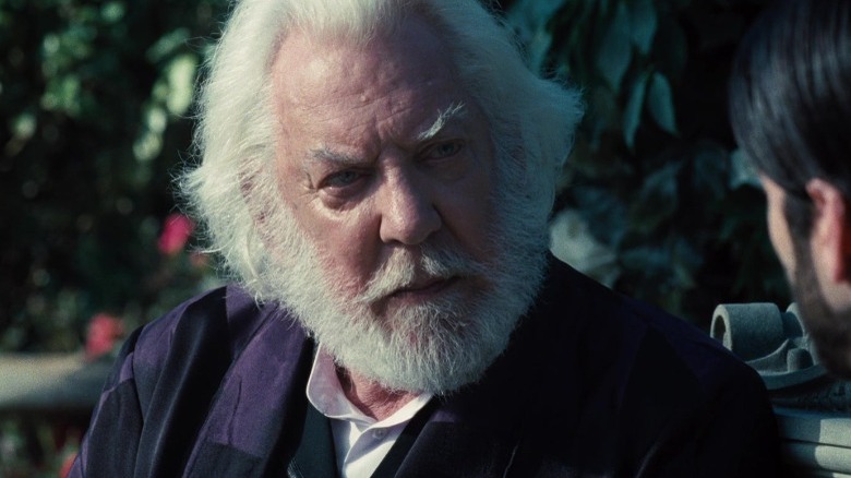 President Snow in his garden