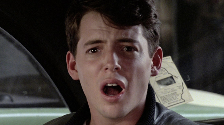 Matthew Broderick shocked gaping mouth