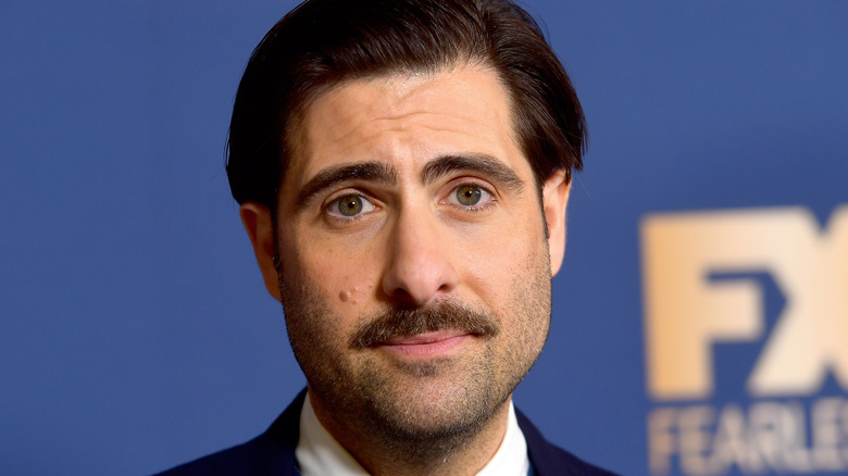 Jason Schwartzman serious on red carpet