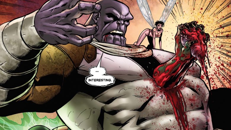 Drax killing Thanos