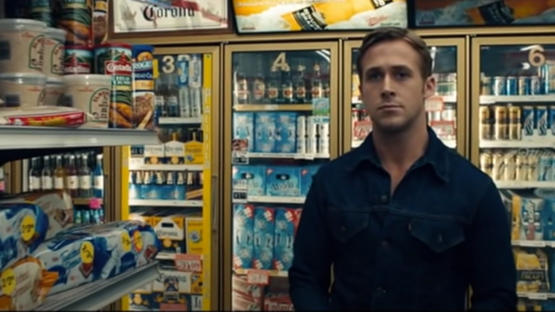 Ryan Gosling in supermarket