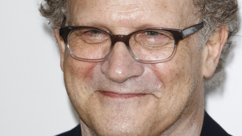 Albert Brooks wearing glasses