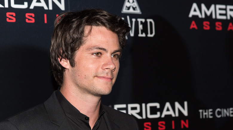 Dylan O'Brien at premiere