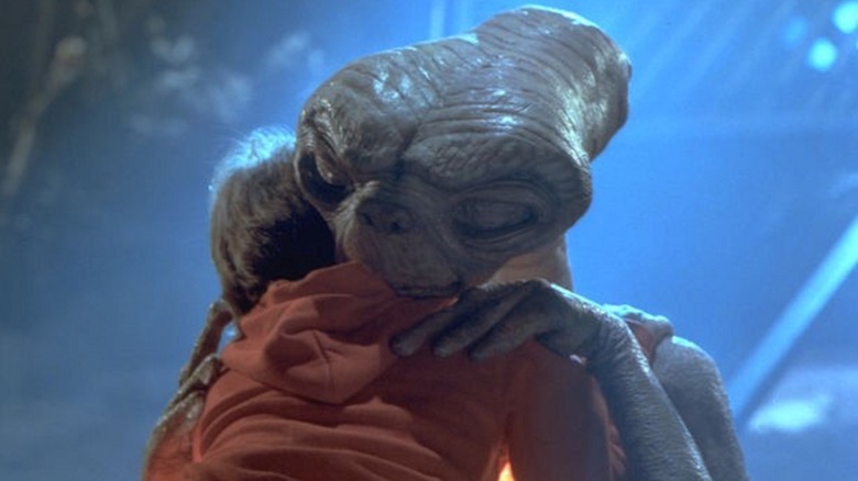 E.T. and Elliott hug goodbye