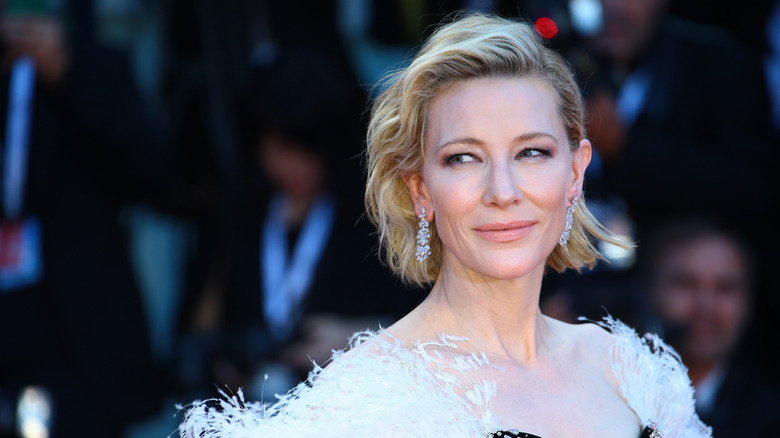 Cate Blanchett on a red carpet