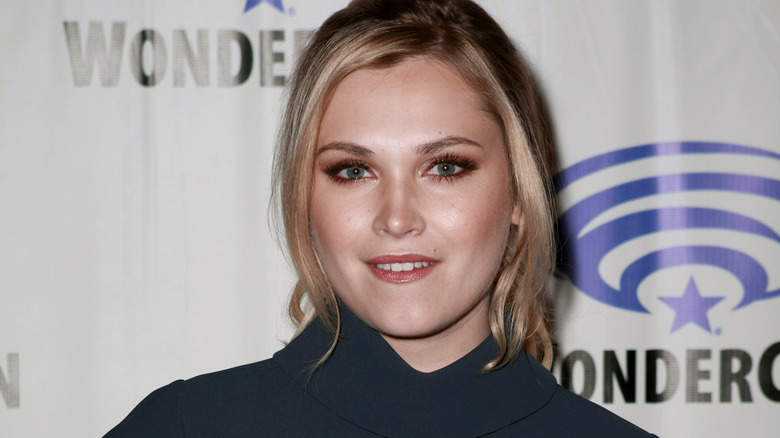 Eliza Taylor smiles at camera