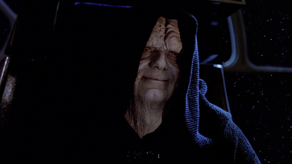 Palpatine in Sith robes