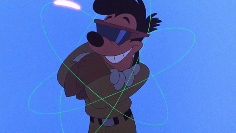 Max Goof posing as Powerline