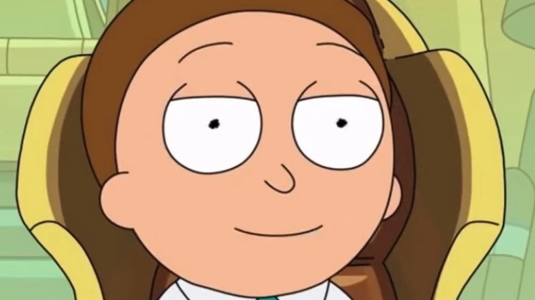 President Morty smiles