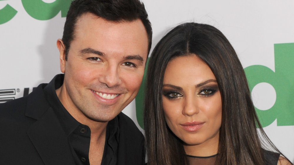 Seth MacFarlane and Mila Kunis