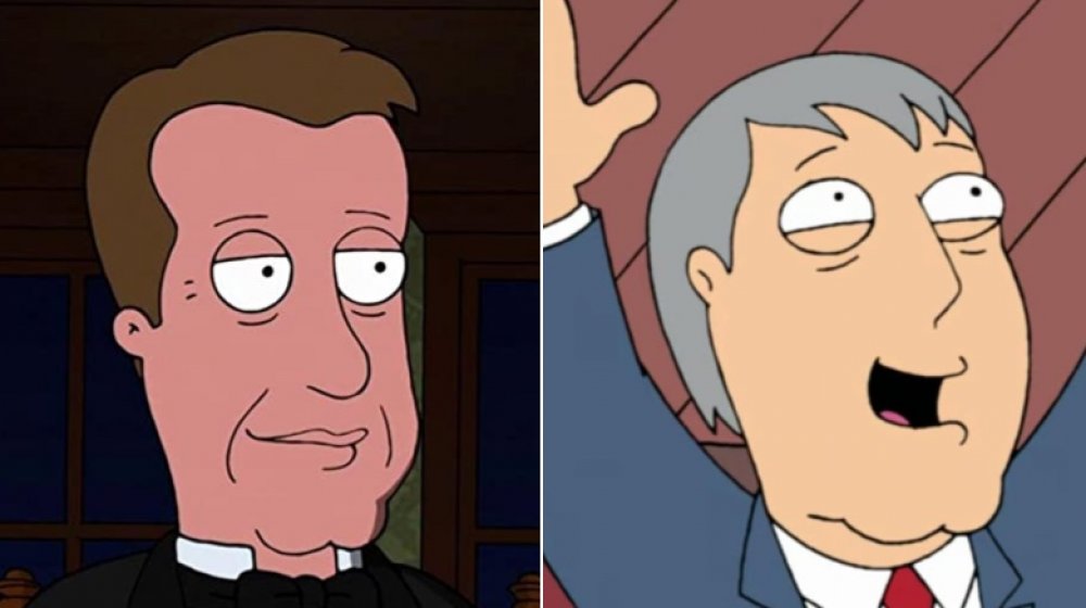 James Woods and Adam West from Family Guy