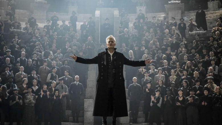 Grindelwald rouses the crowds