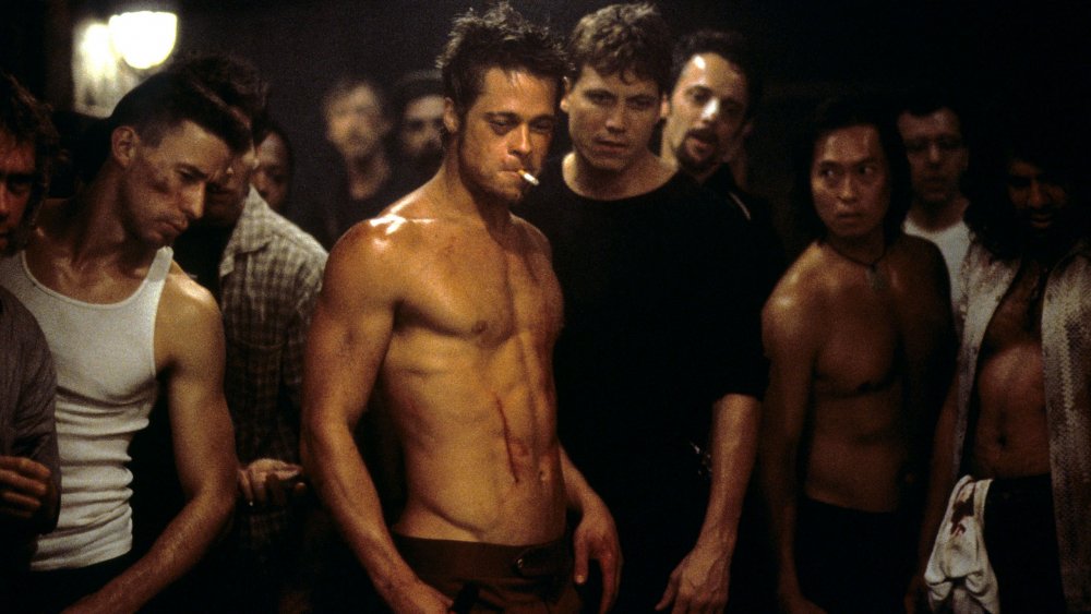 Brad Pitt as Tyler Durden in Fight Club