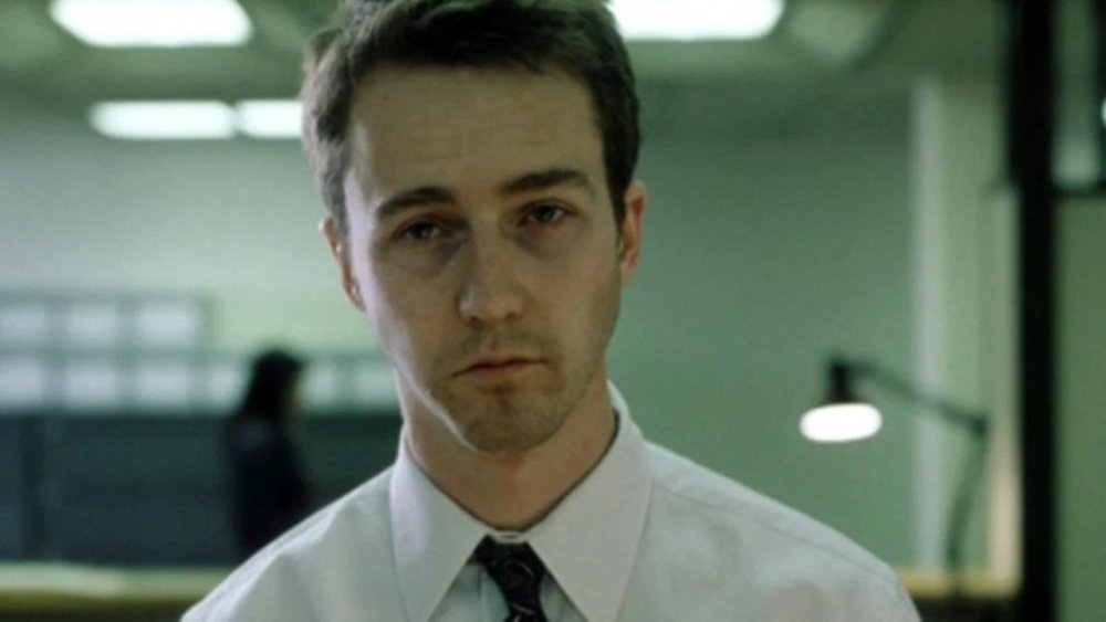 Edward Norton as the Narrator in Fight Club