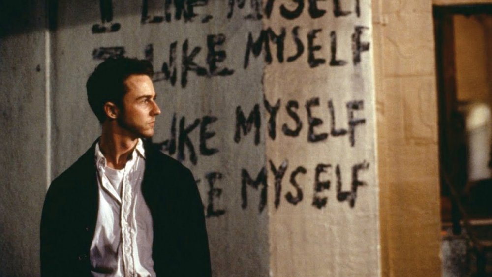 Edward Norton as the Narrator in Fight Club