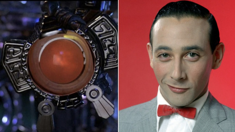 Max computer and Paul "Pee-wee Herman" Reubens