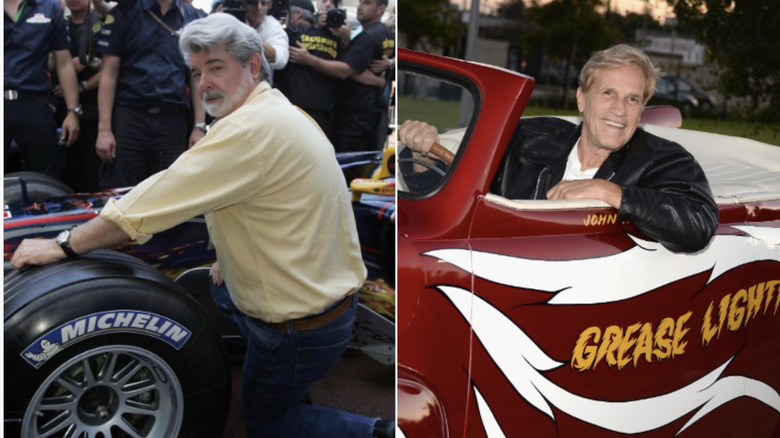 George Lucas and Randal Kleiser and cars