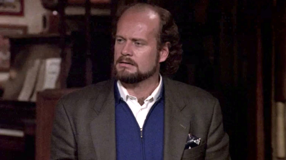 Kelsey Grammer as Frasier in the Cheers series finale in 1993.