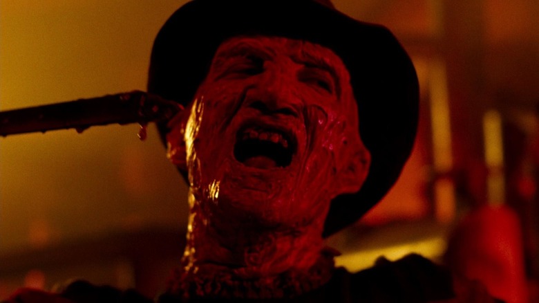 Freddy with mouth open