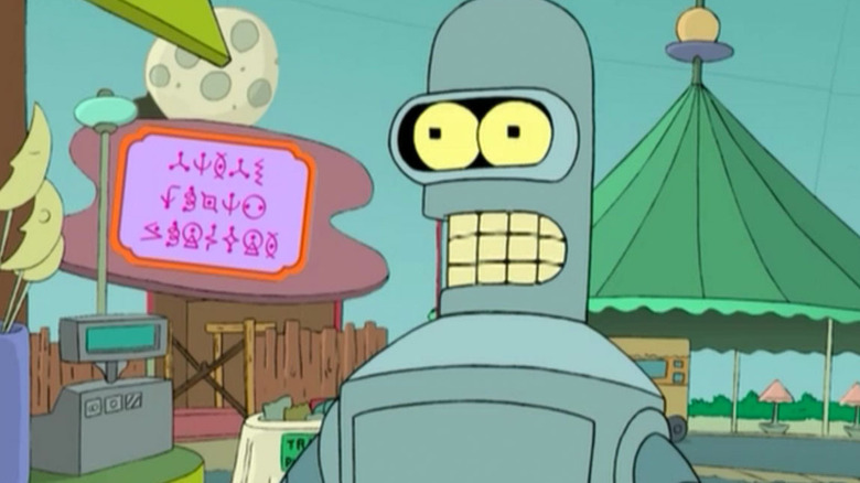 Bender, alien language sign