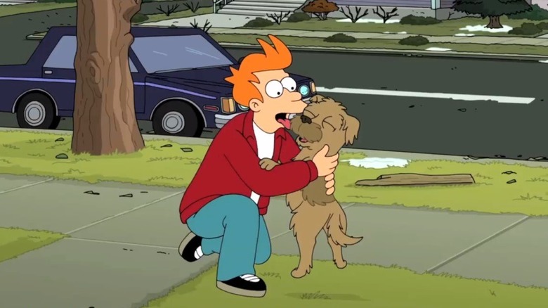 Fry with his dog