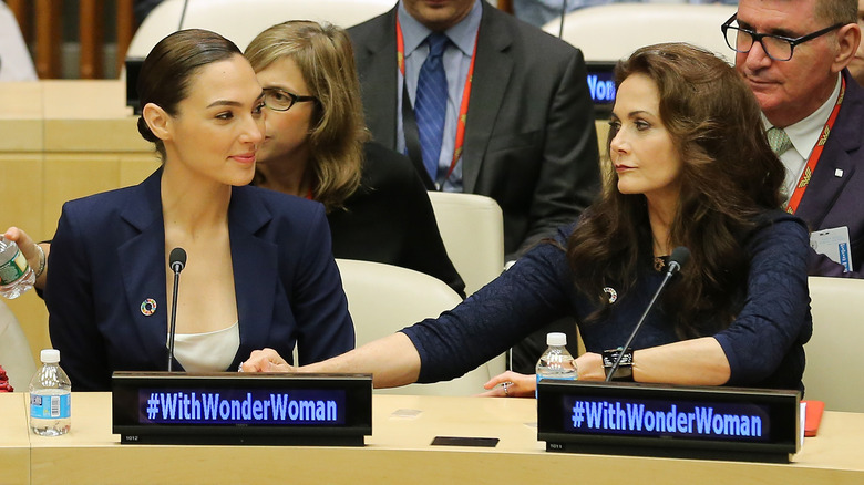 Gadot and Carter at the United Nations