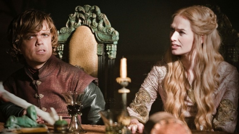 Tyrion Lannister and Cersei Lannister 