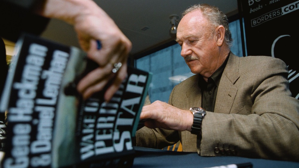 Gene Hackman book signing